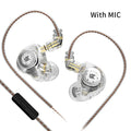 KZ EDX PRO 10mm Dual Magnetic Dynamic IEM HiFi Earphones with 2Pin Detachable 5N OFC Cable Ergonomic Design Upgraded Gaming Earbuds for Audiophile